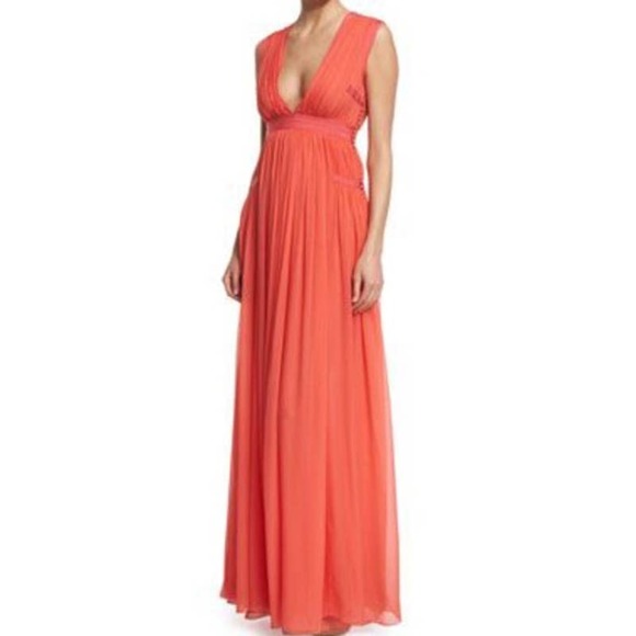 Diane Von Furstenberg Dresses & Skirts - Diane von Furstenberg Coral Lelani Maxi Dress